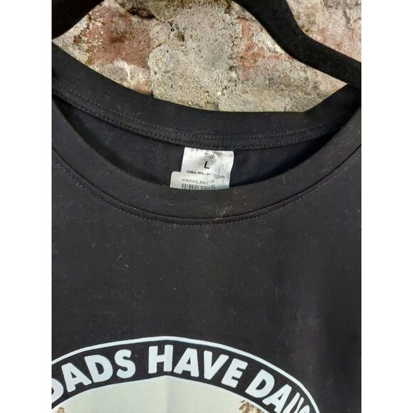 Best Dads Have Daughters Who Drive Jeeps Shirt Mens Sz L Black T-Shirt U - Picture 2 of 2